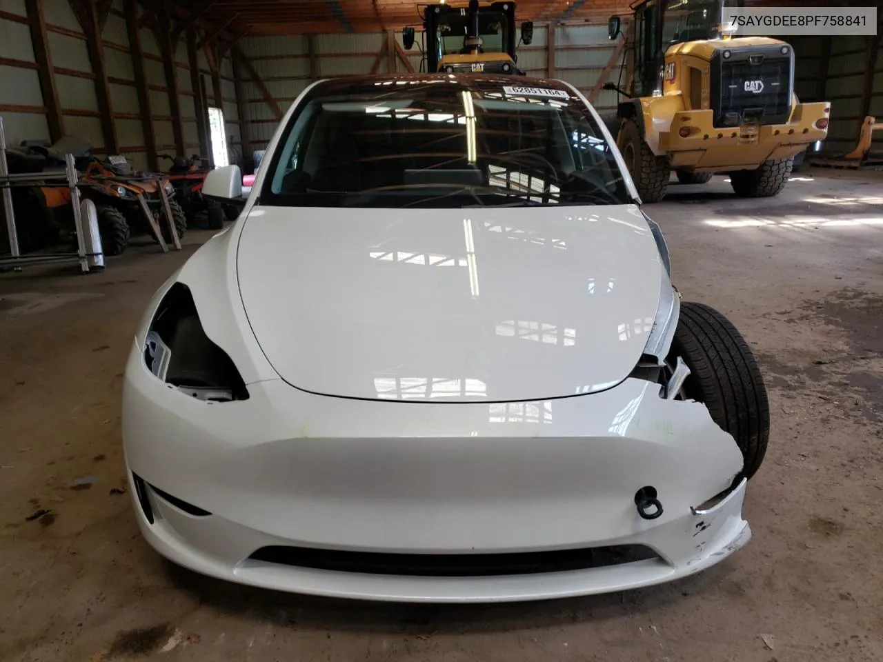 2023 Tesla Model Y VIN: 7SAYGDEE8PF758841 Lot: 62851164