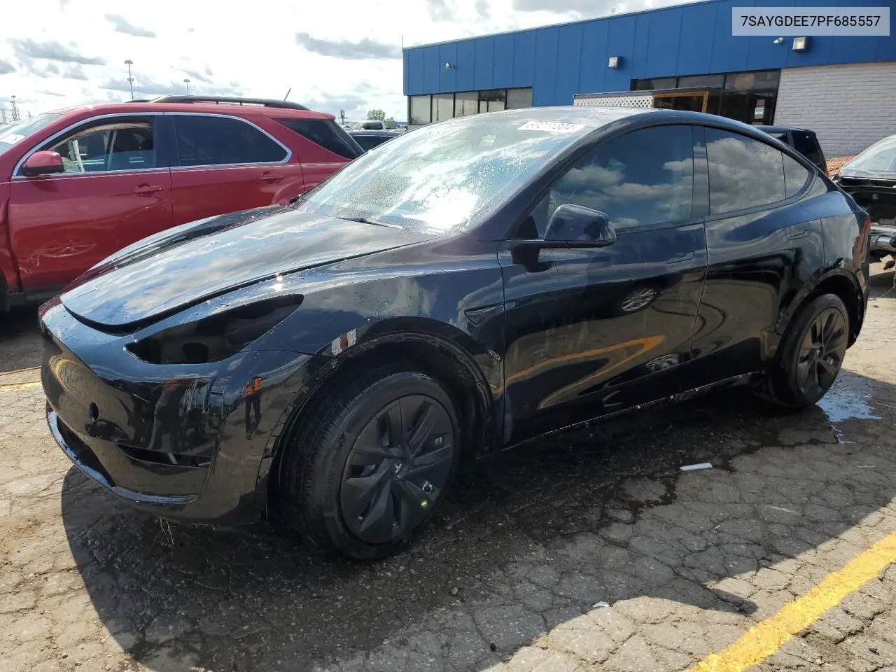 2023 Tesla Model Y VIN: 7SAYGDEE7PF685557 Lot: 63211304