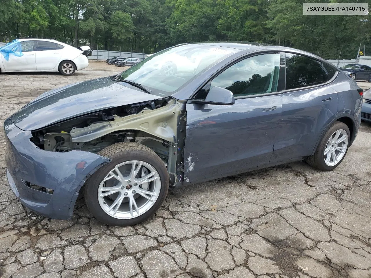 2023 Tesla Model Y VIN: 7SAYGDEE7PA140715 Lot: 63972234