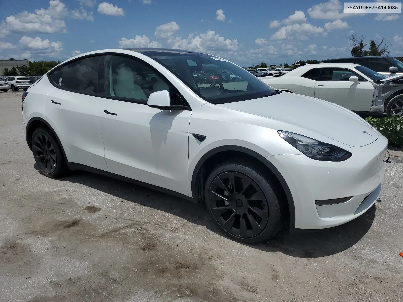 2023 Tesla Model Y VIN: 7SAYGDEE7PA140035 Lot: 64046614