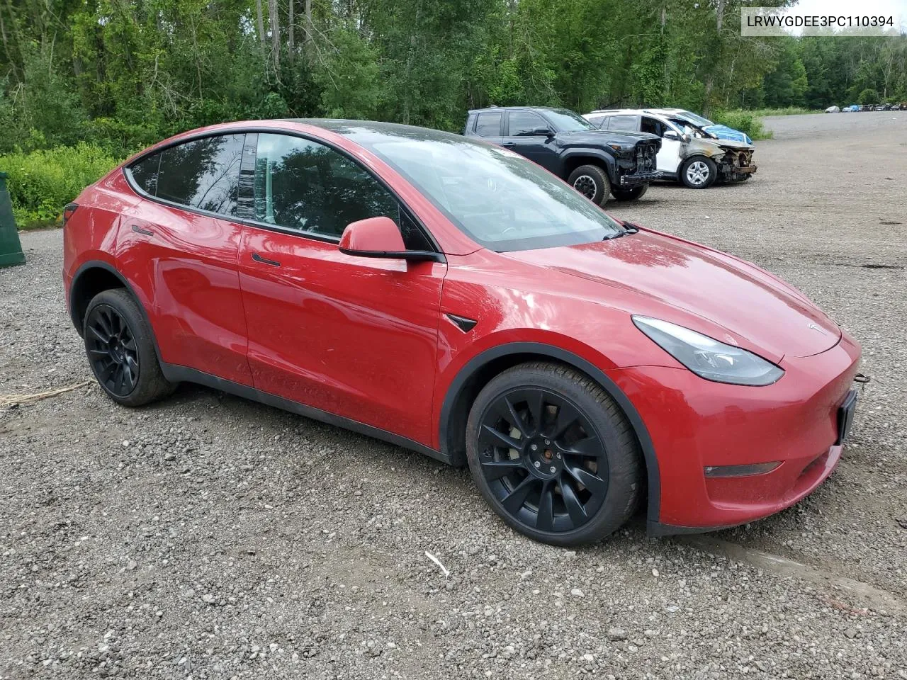 2023 Tesla Model Y VIN: LRWYGDEE3PC110394 Lot: 64150554