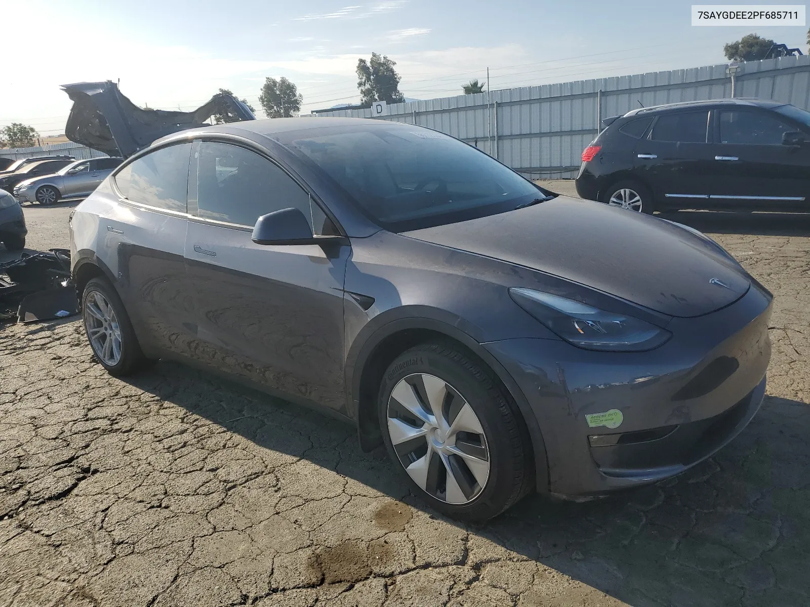 2023 Tesla Model Y VIN: 7SAYGDEE2PF685711 Lot: 65712334