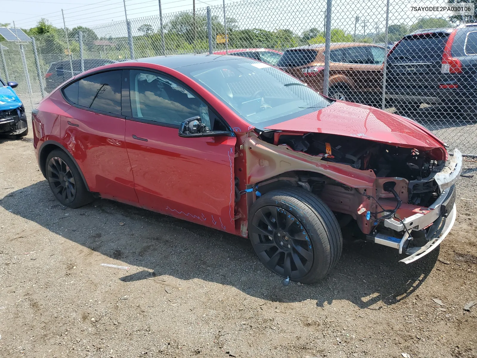 7SAYGDEE2PA030106 2023 Tesla Model Y