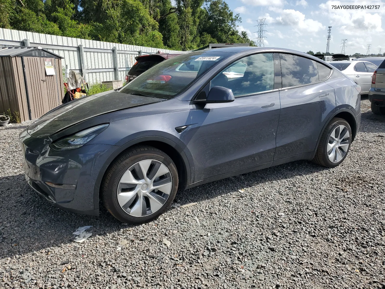 7SAYGDEE0PA142757 2023 Tesla Model Y