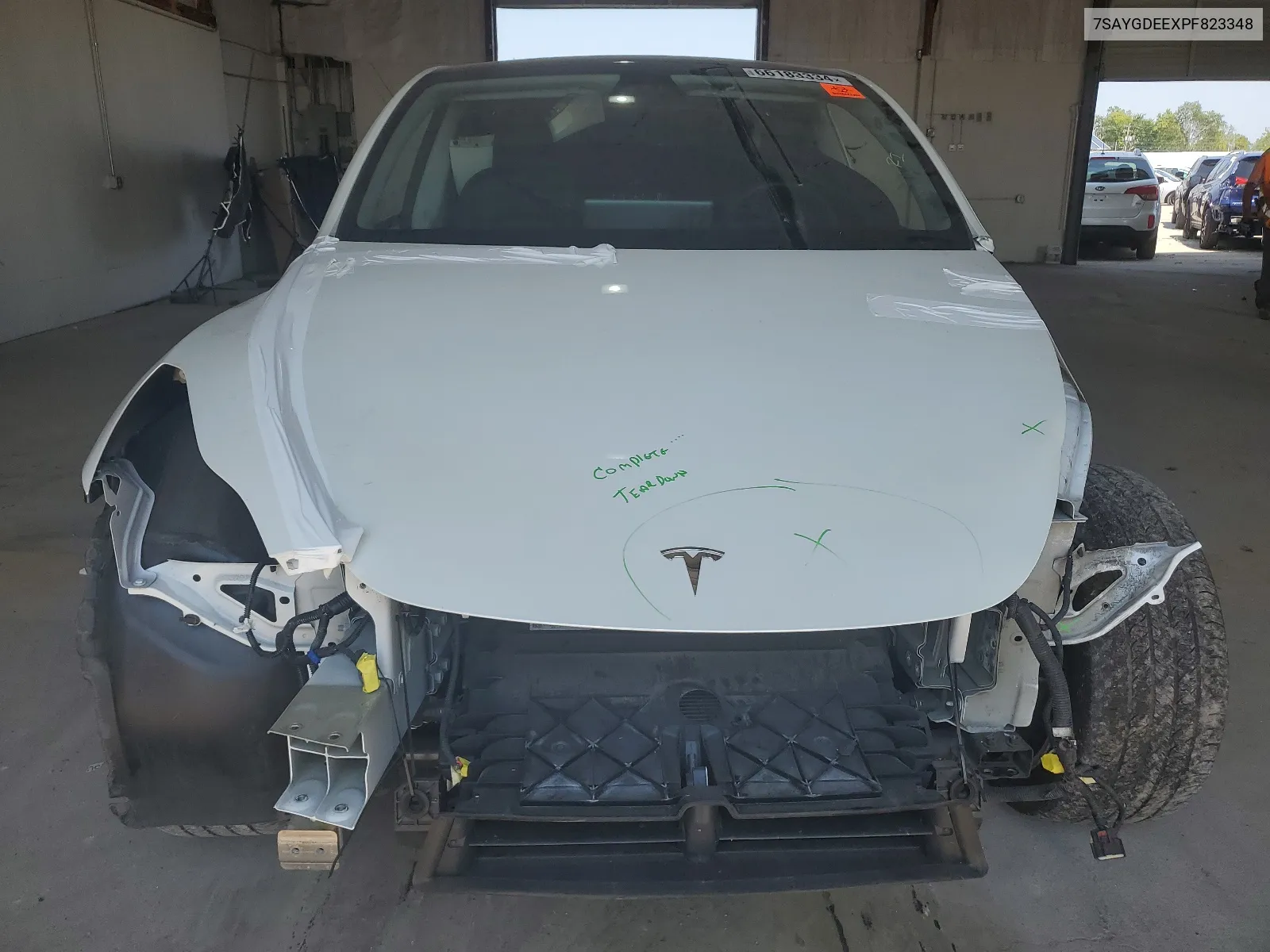 2023 Tesla Model Y VIN: 7SAYGDEEXPF823348 Lot: 66183334