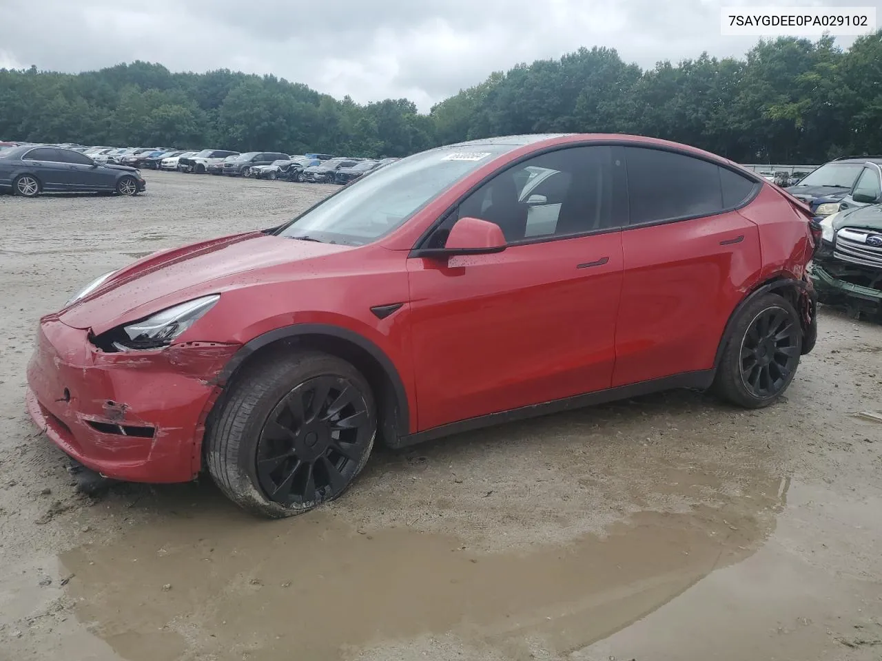 2023 Tesla Model Y VIN: 7SAYGDEE0PA029102 Lot: 66300504