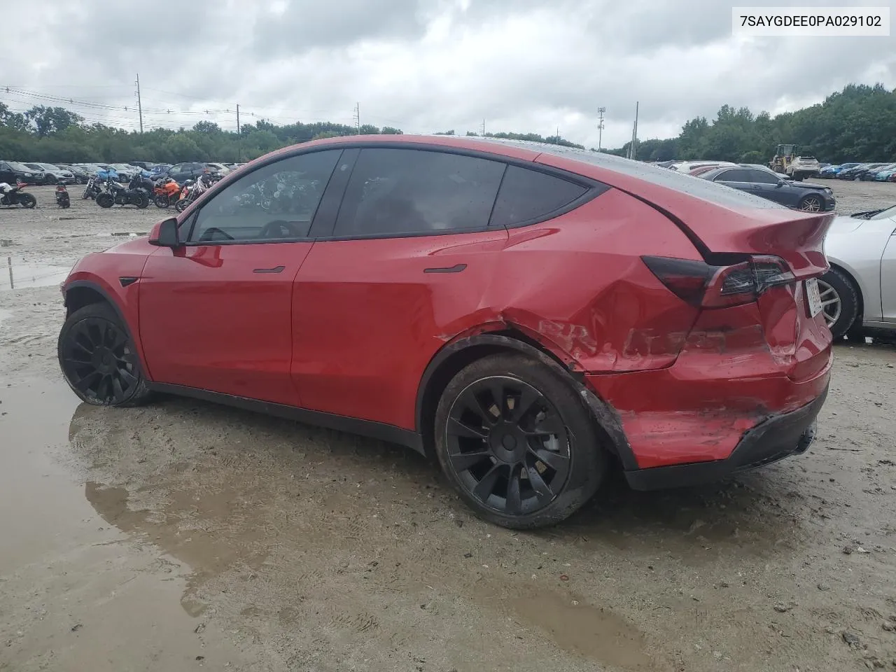 2023 Tesla Model Y VIN: 7SAYGDEE0PA029102 Lot: 66300504