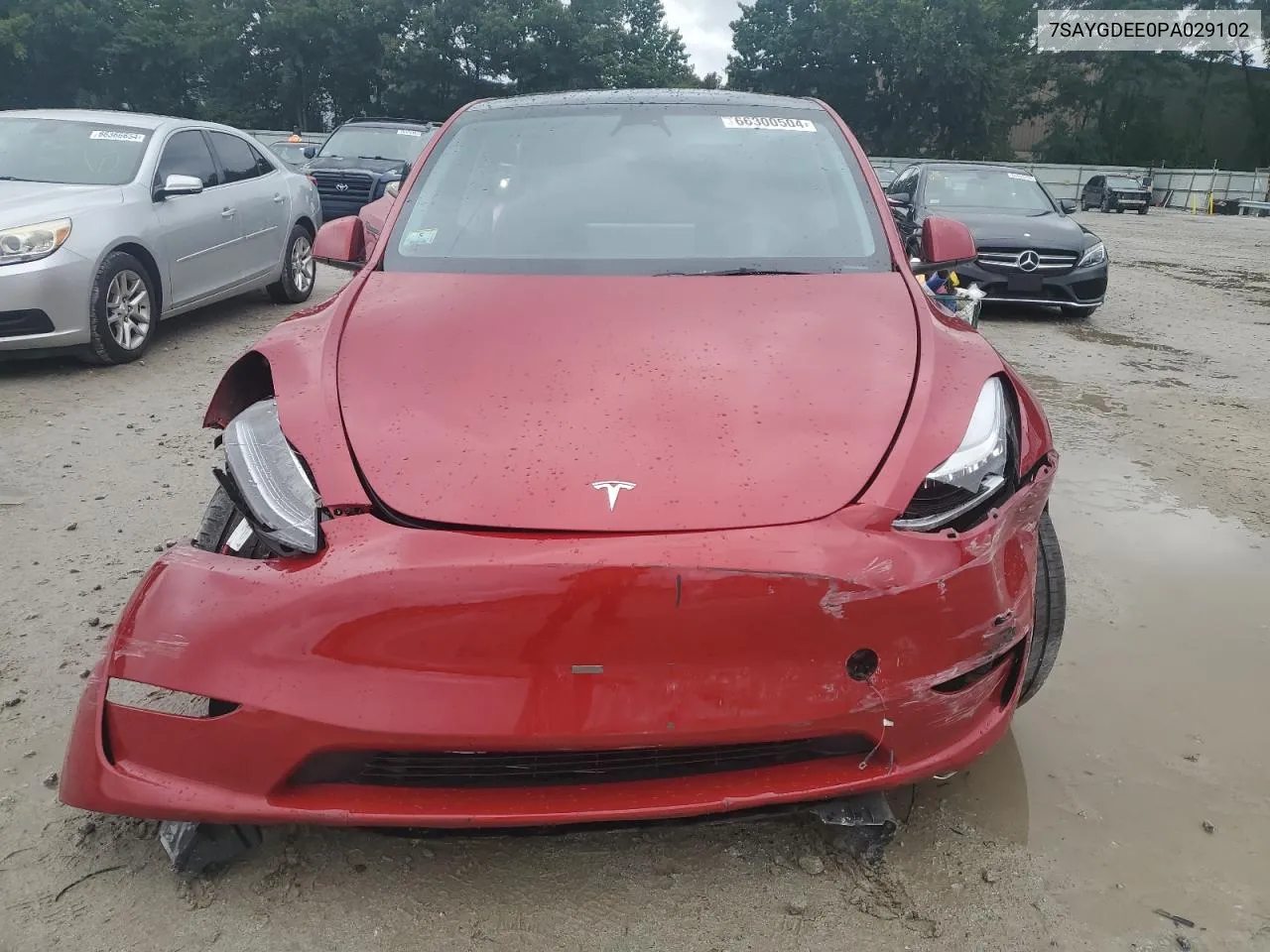 2023 Tesla Model Y VIN: 7SAYGDEE0PA029102 Lot: 66300504