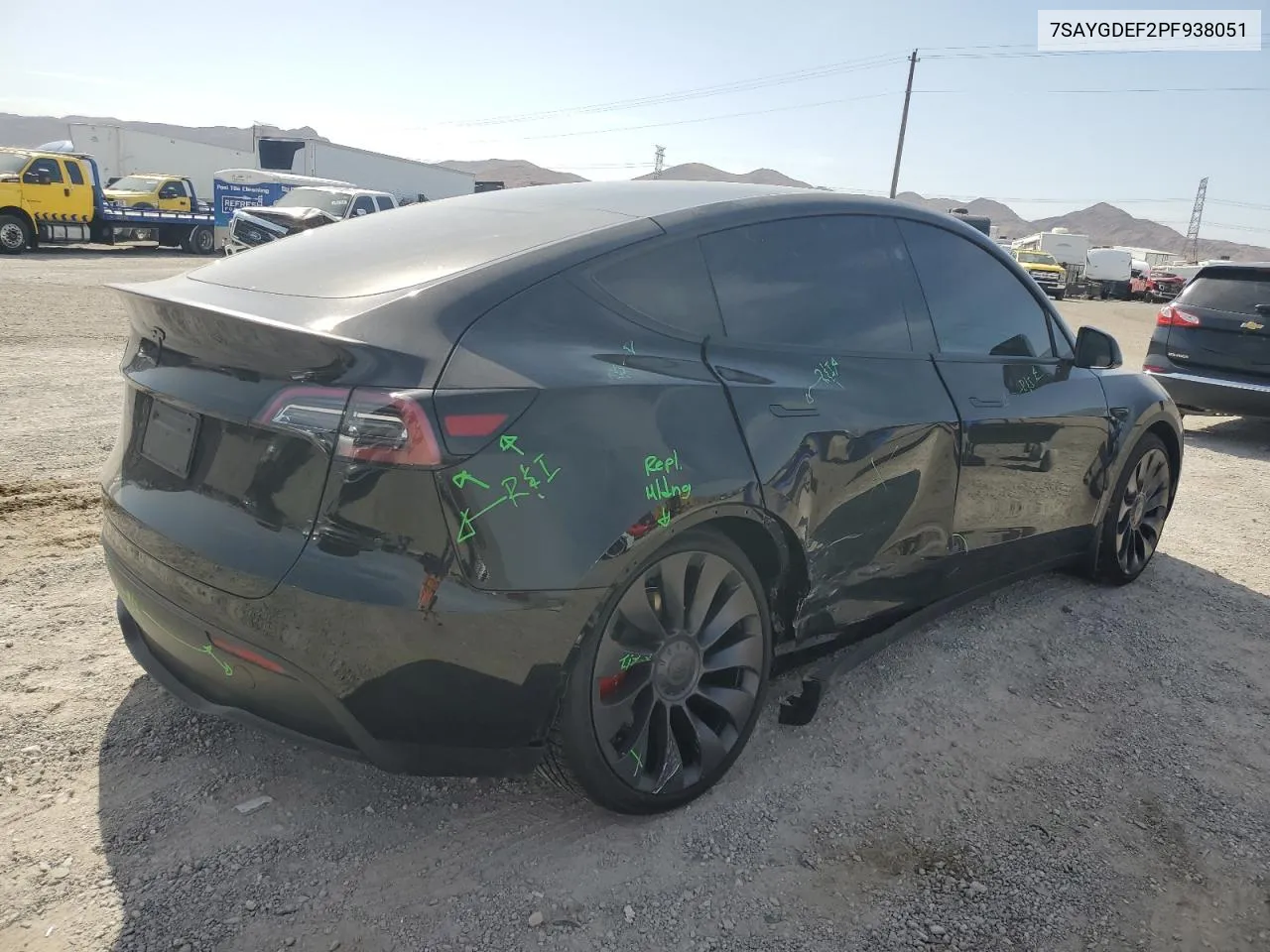 7SAYGDEF2PF938051 2023 Tesla Model Y