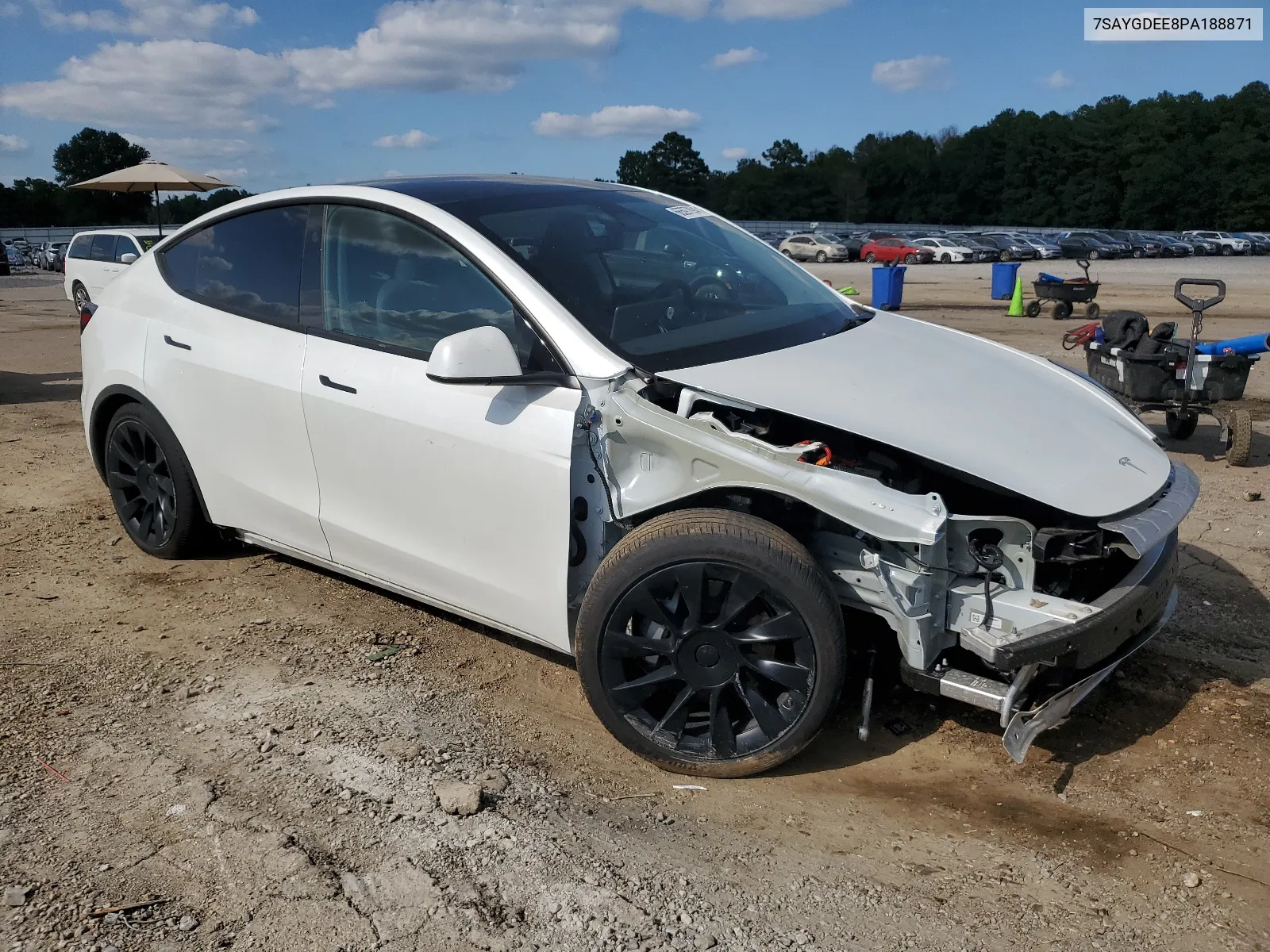 2023 Tesla Model Y VIN: 7SAYGDEE8PA188871 Lot: 66597894