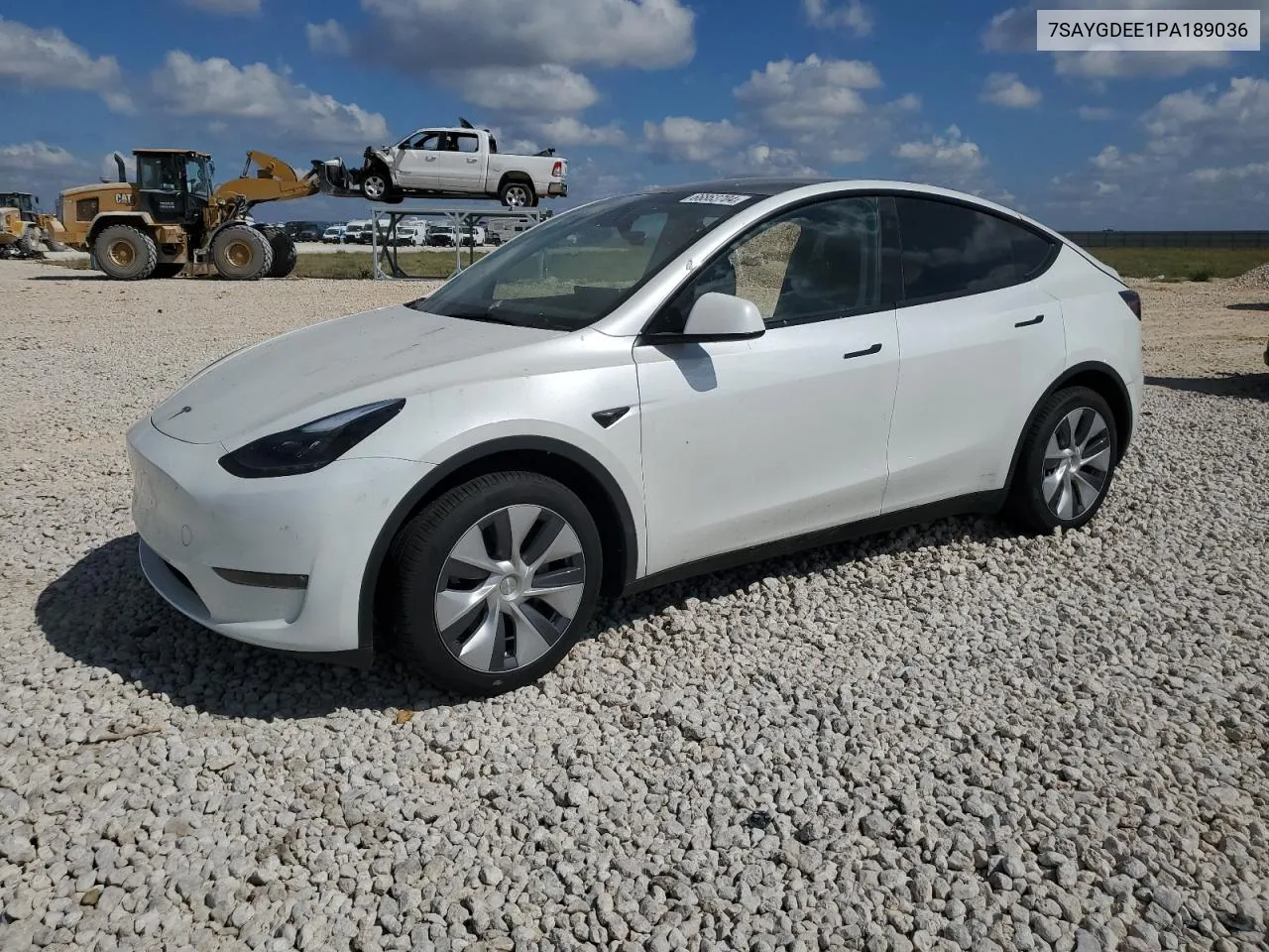 2023 Tesla Model Y VIN: 7SAYGDEE1PA189036 Lot: 66863704