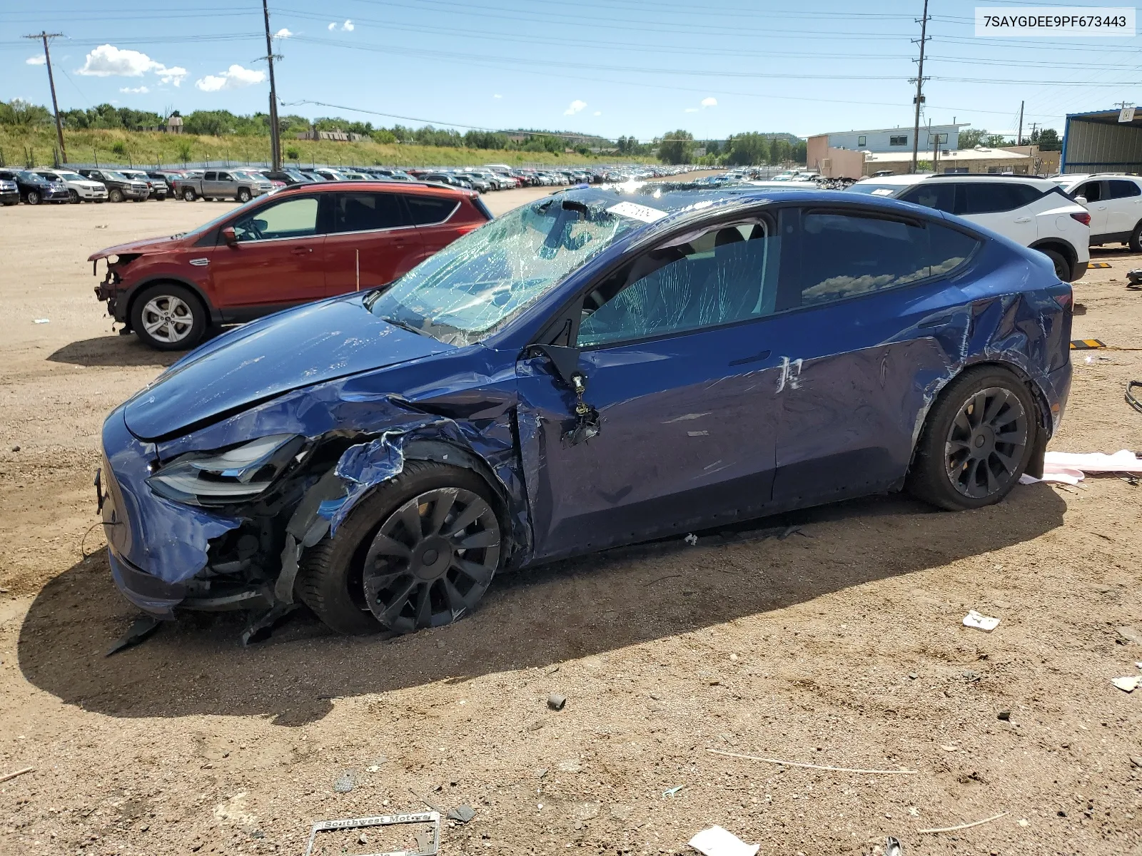 7SAYGDEE9PF673443 2023 Tesla Model Y