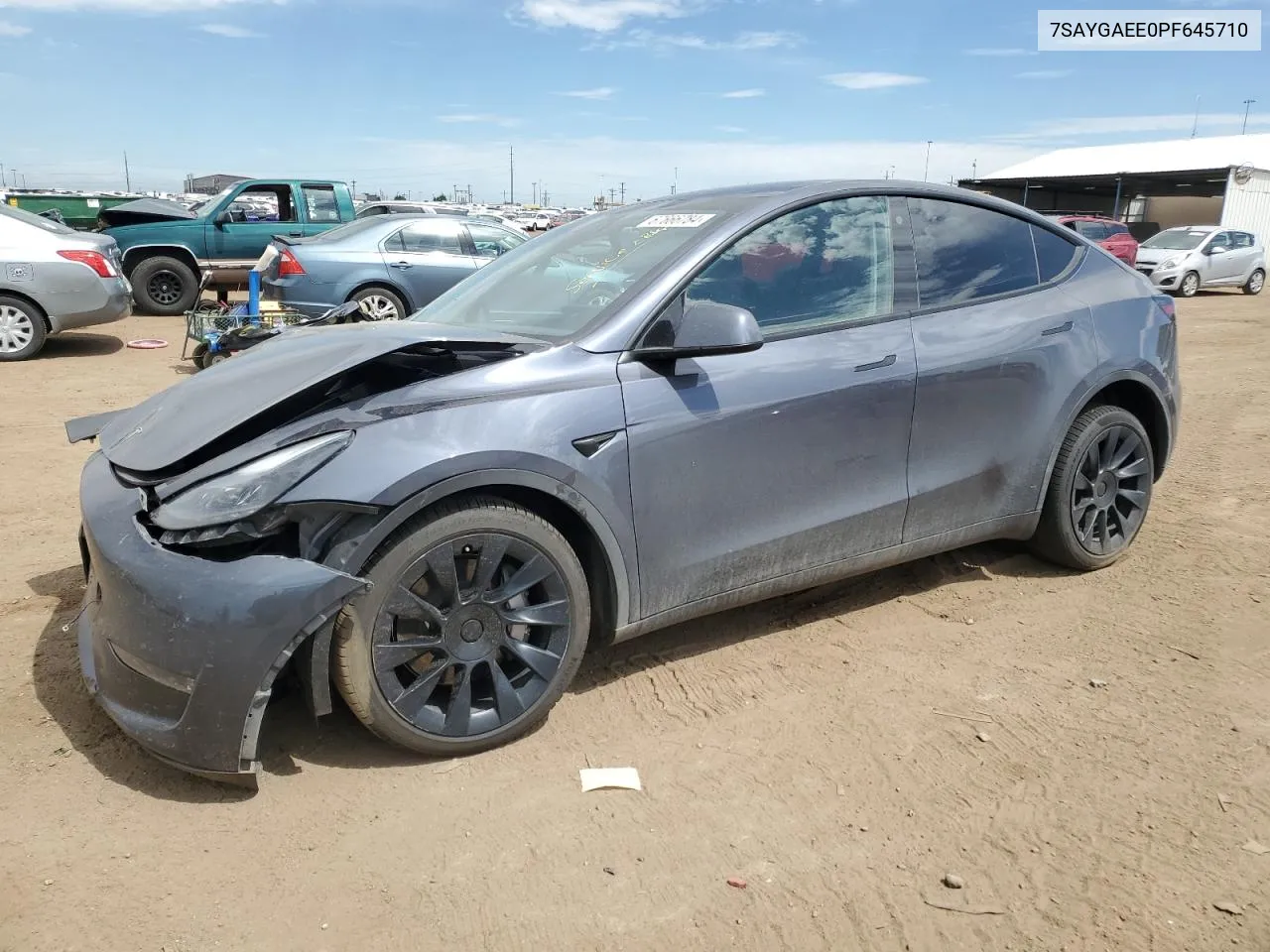 2023 Tesla Model Y VIN: 7SAYGAEE0PF645710 Lot: 67666784