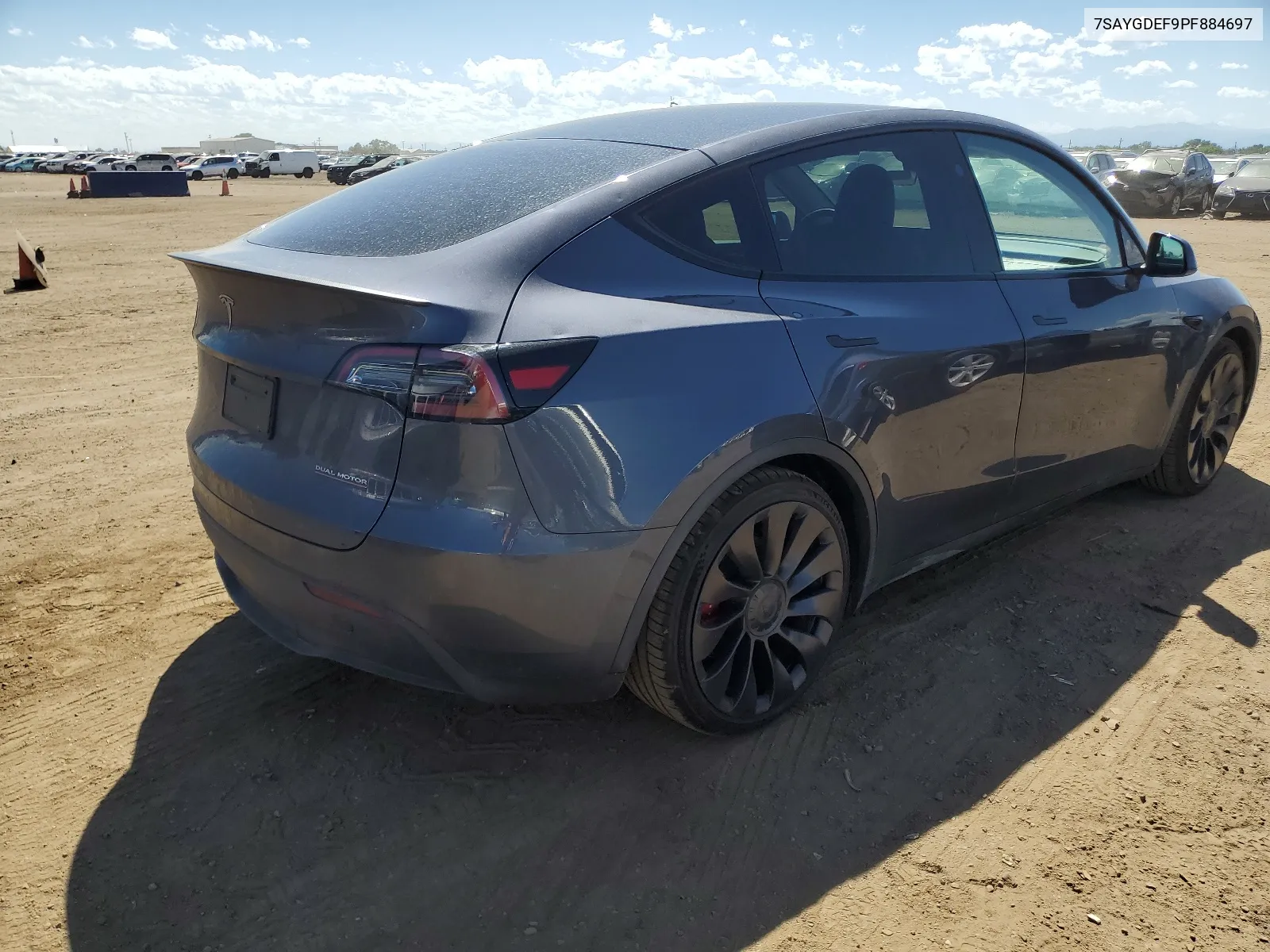 2023 Tesla Model Y VIN: 7SAYGDEF9PF884697 Lot: 67776394