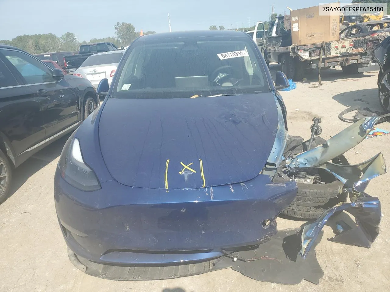 7SAYGDEE9PF685480 2023 Tesla Model Y