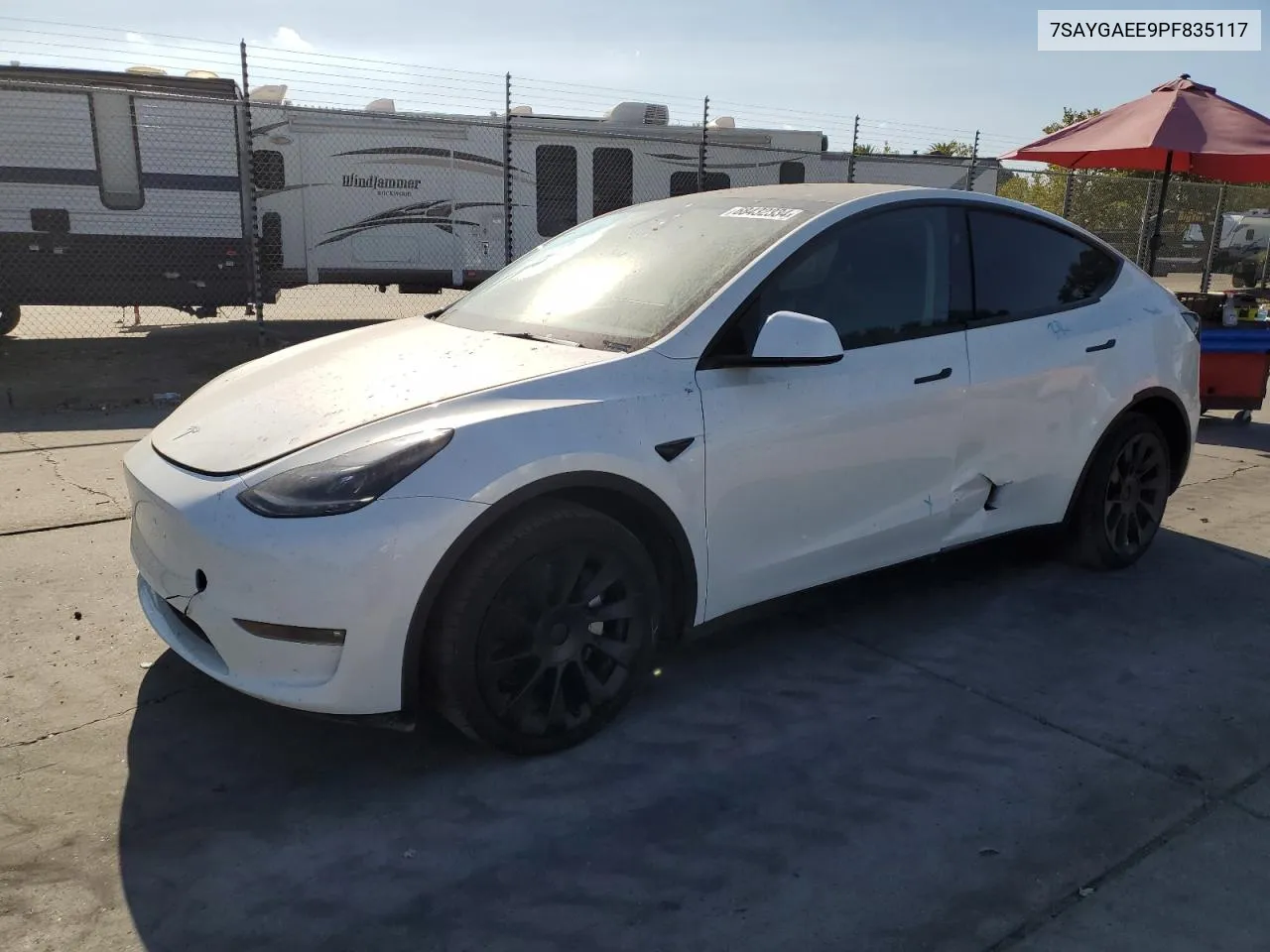 2023 Tesla Model Y VIN: 7SAYGAEE9PF835117 Lot: 68432334