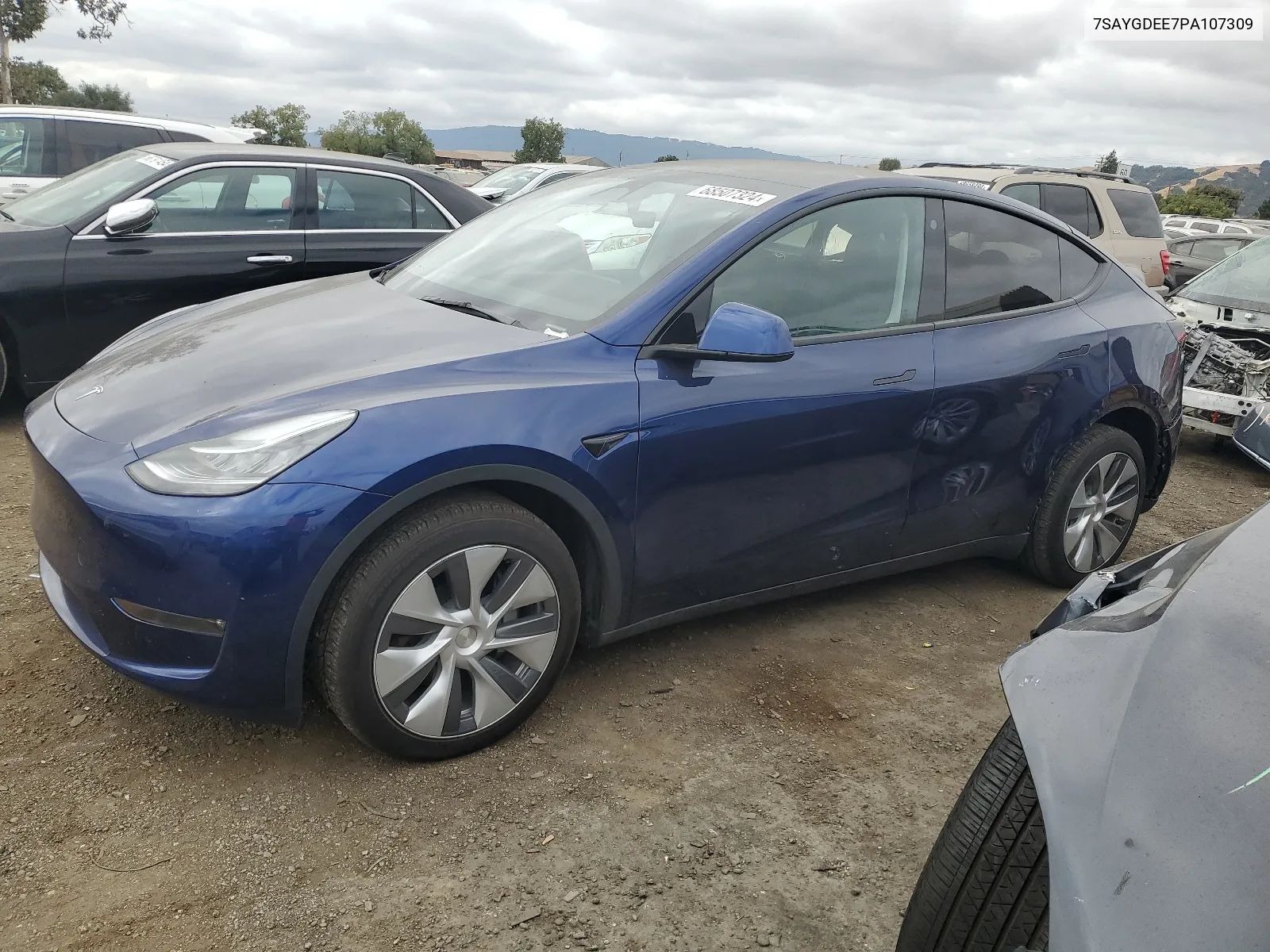 2023 Tesla Model Y VIN: 7SAYGDEE7PA107309 Lot: 68507324