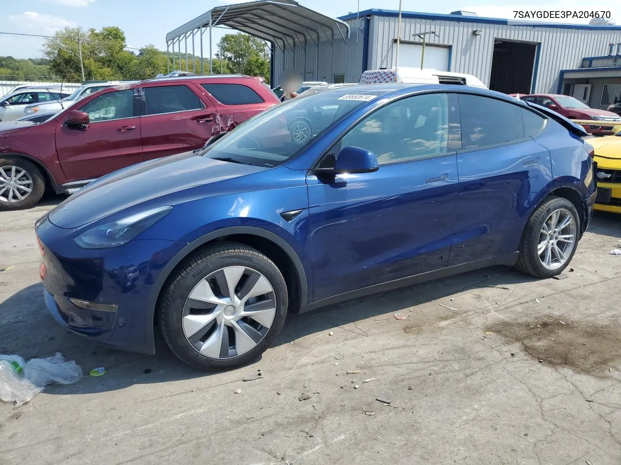 2023 Tesla Model Y VIN: 7SAYGDEE3PA204670 Lot: 68660674