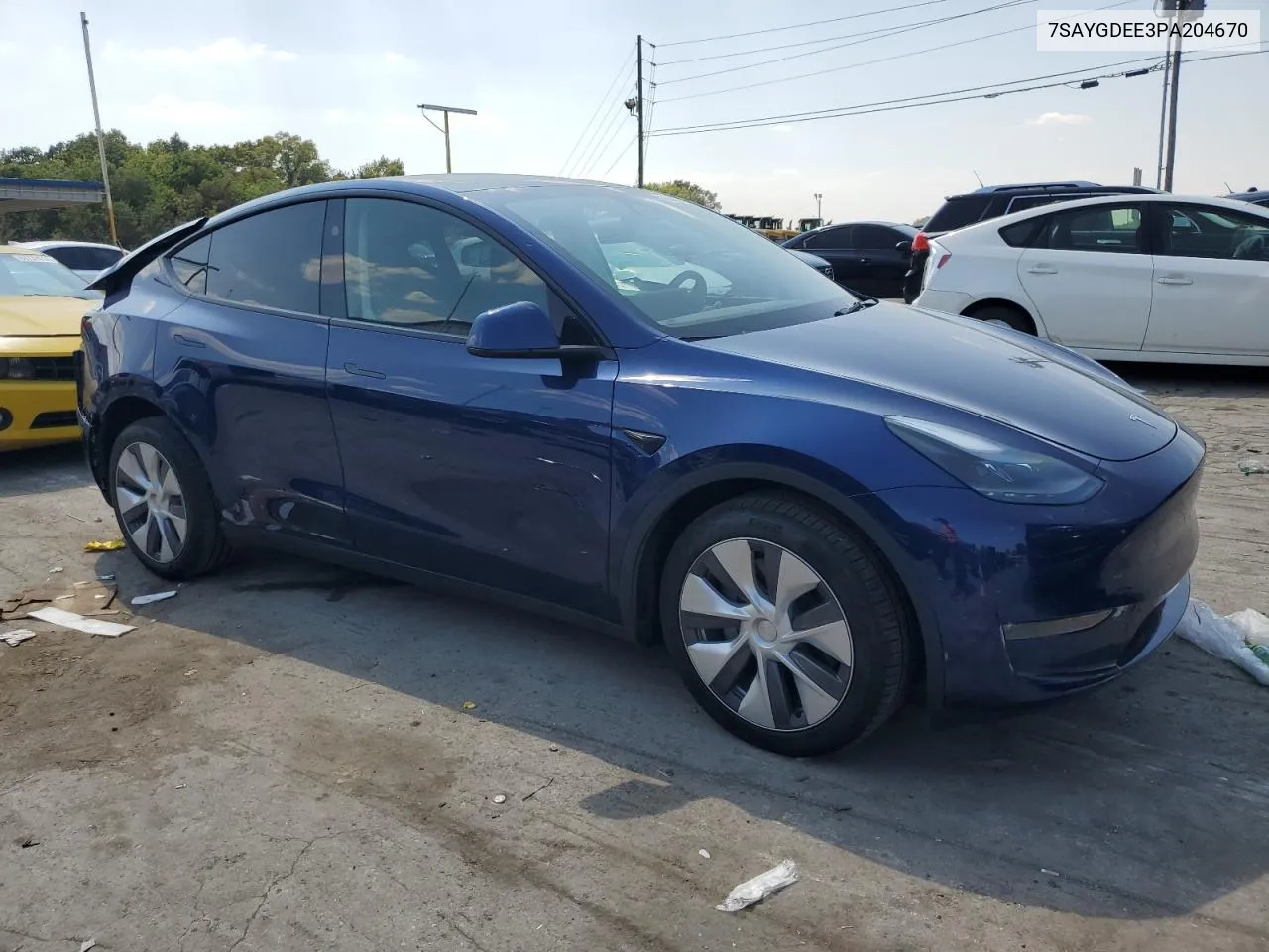 2023 Tesla Model Y VIN: 7SAYGDEE3PA204670 Lot: 68660674