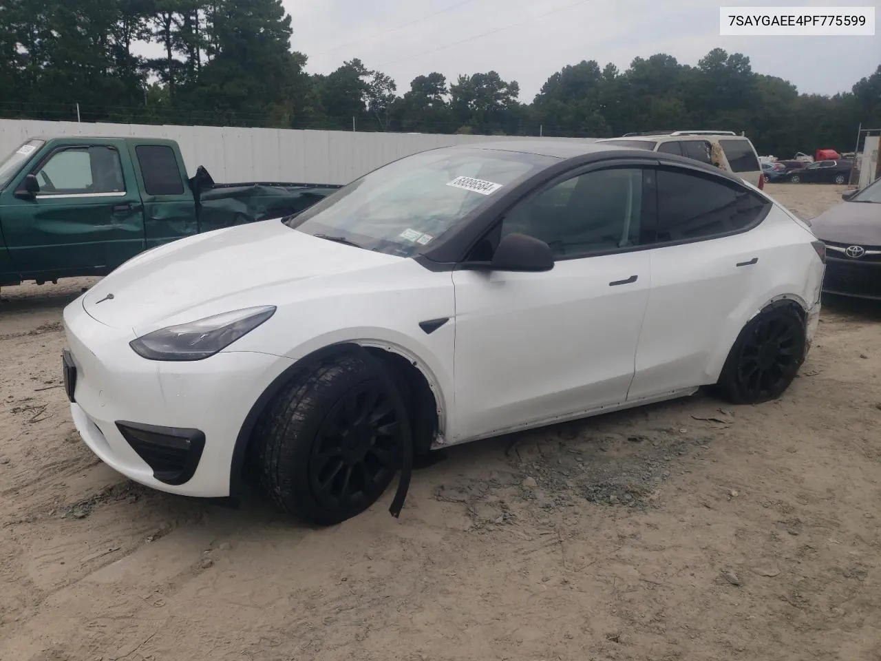 2023 Tesla Model Y VIN: 7SAYGAEE4PF775599 Lot: 68896584