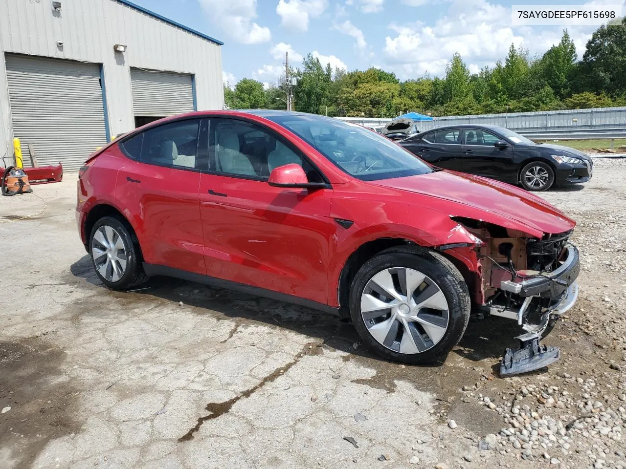 2023 Tesla Model Y VIN: 7SAYGDEE5PF615698 Lot: 68916374