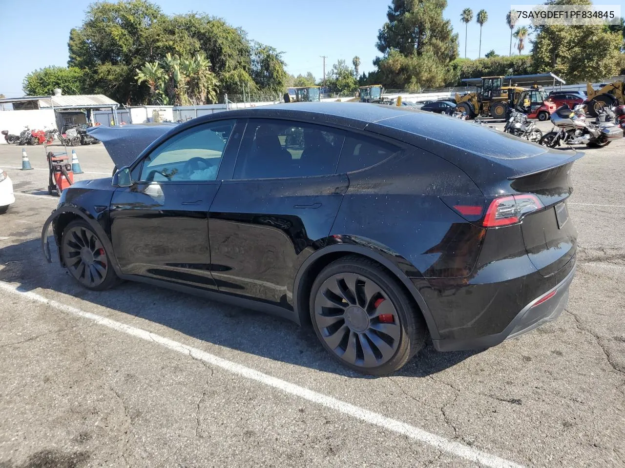 2023 Tesla Model Y VIN: 7SAYGDEF1PF834845 Lot: 69007484