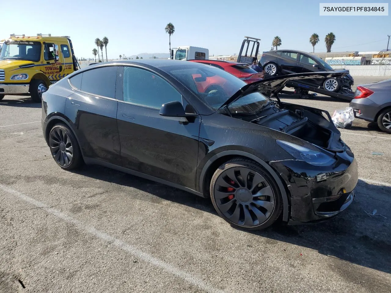 2023 Tesla Model Y VIN: 7SAYGDEF1PF834845 Lot: 69007484