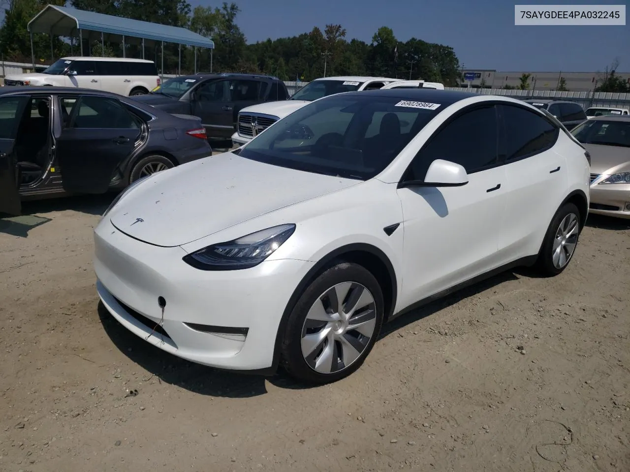 2023 Tesla Model Y VIN: 7SAYGDEE4PA032245 Lot: 69028984