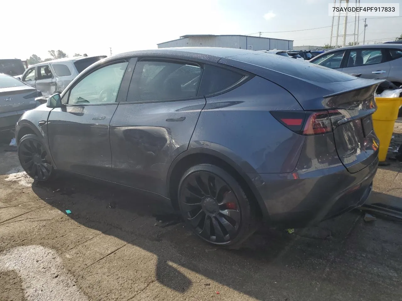 2023 Tesla Model Y VIN: 7SAYGDEF4PF917833 Lot: 69065364