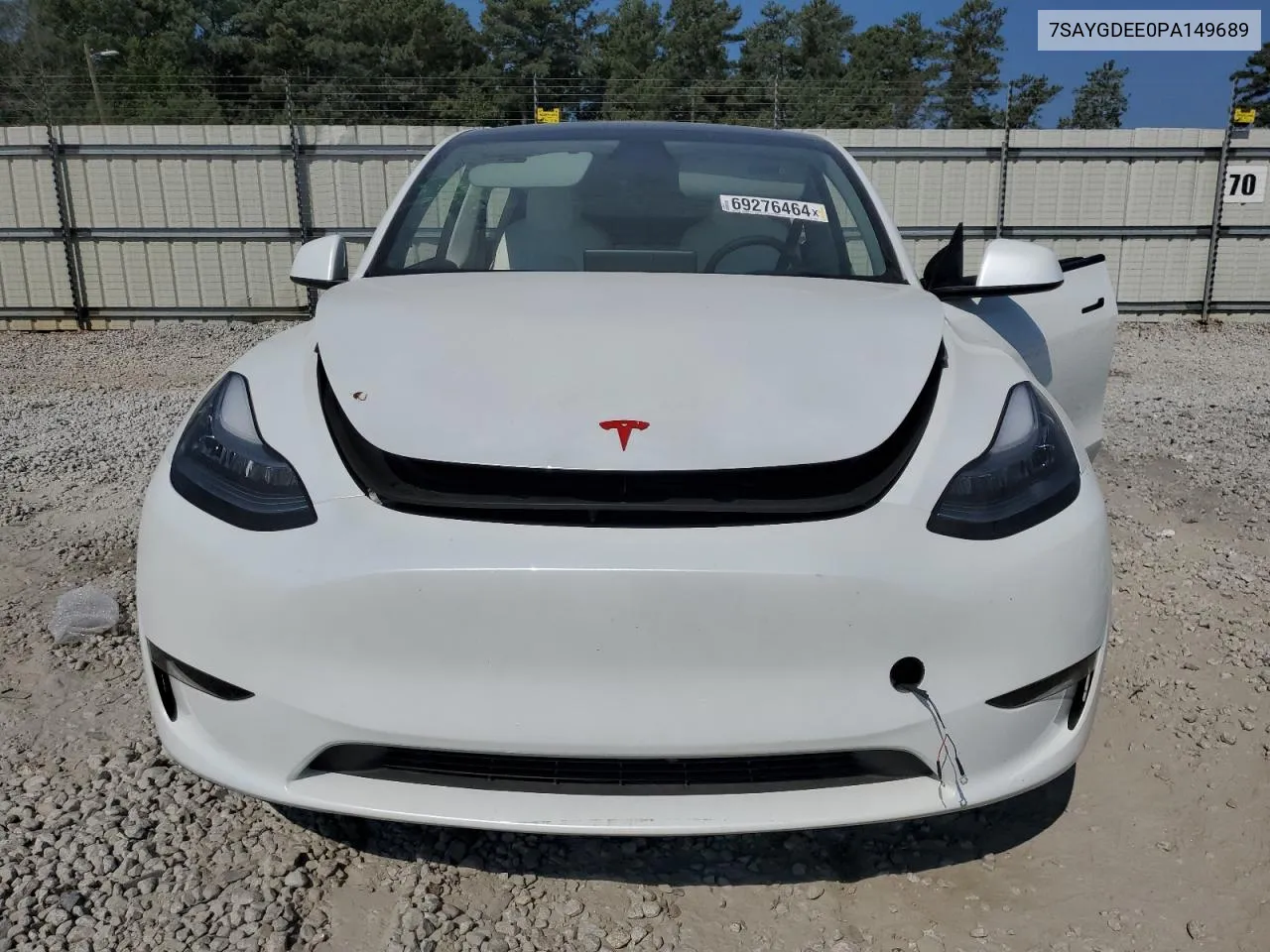 2023 Tesla Model Y VIN: 7SAYGDEE0PA149689 Lot: 69276464