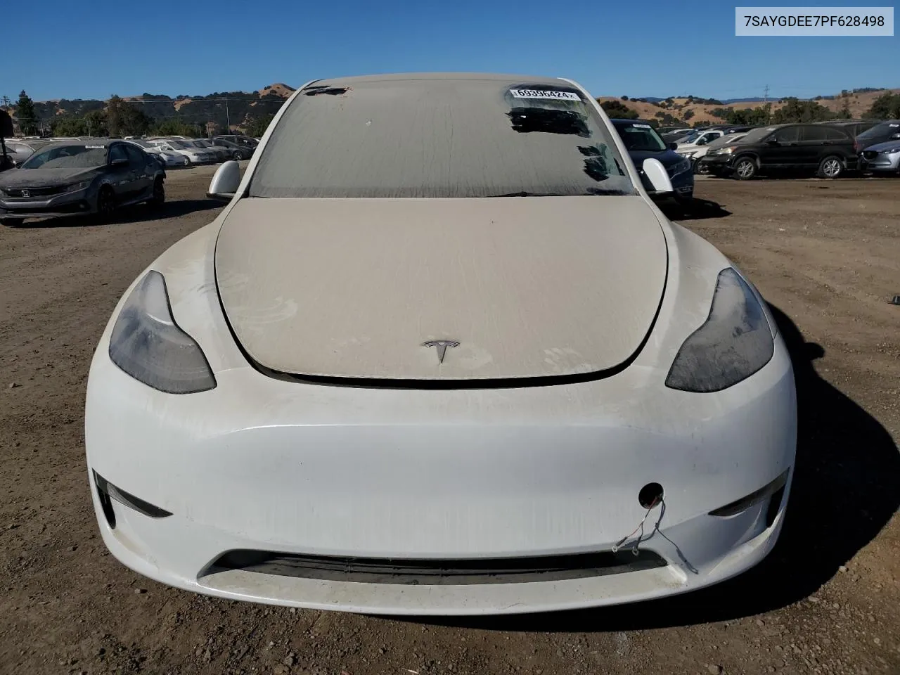 2023 Tesla Model Y VIN: 7SAYGDEE7PF628498 Lot: 69396424