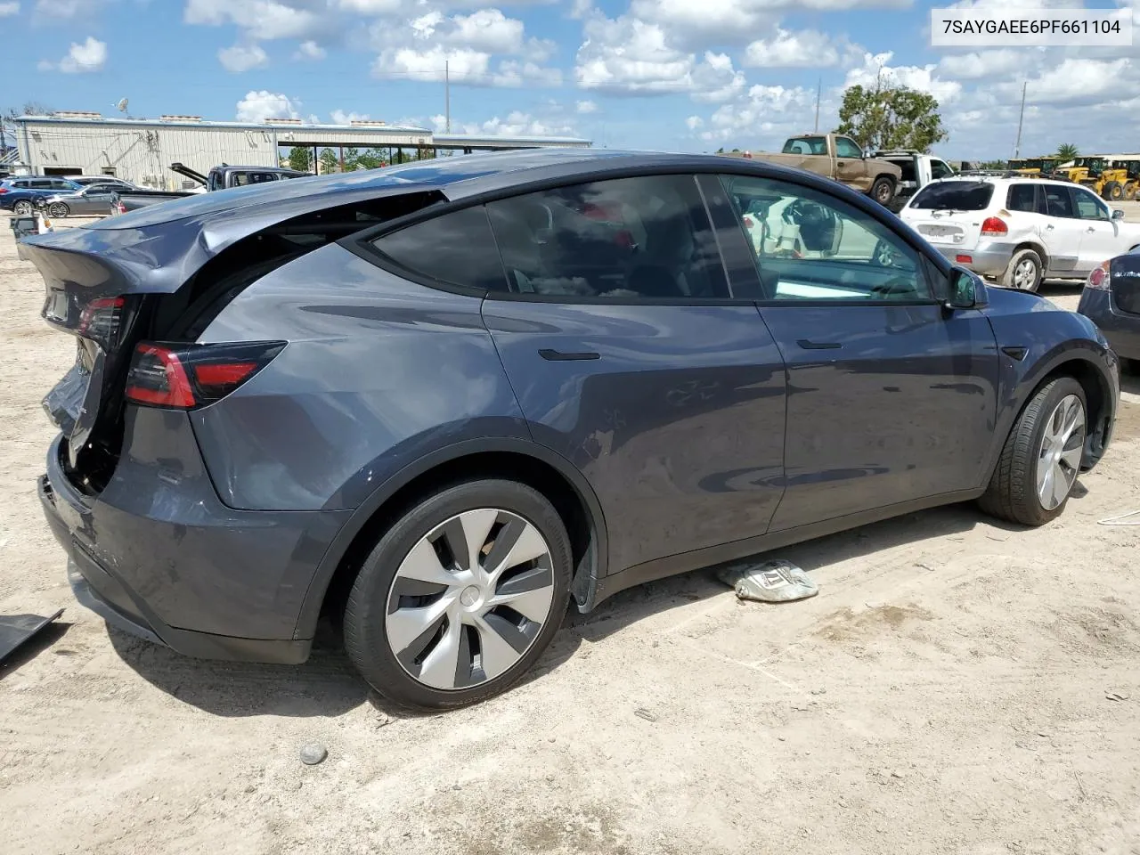 2023 Tesla Model Y VIN: 7SAYGAEE6PF661104 Lot: 69421904