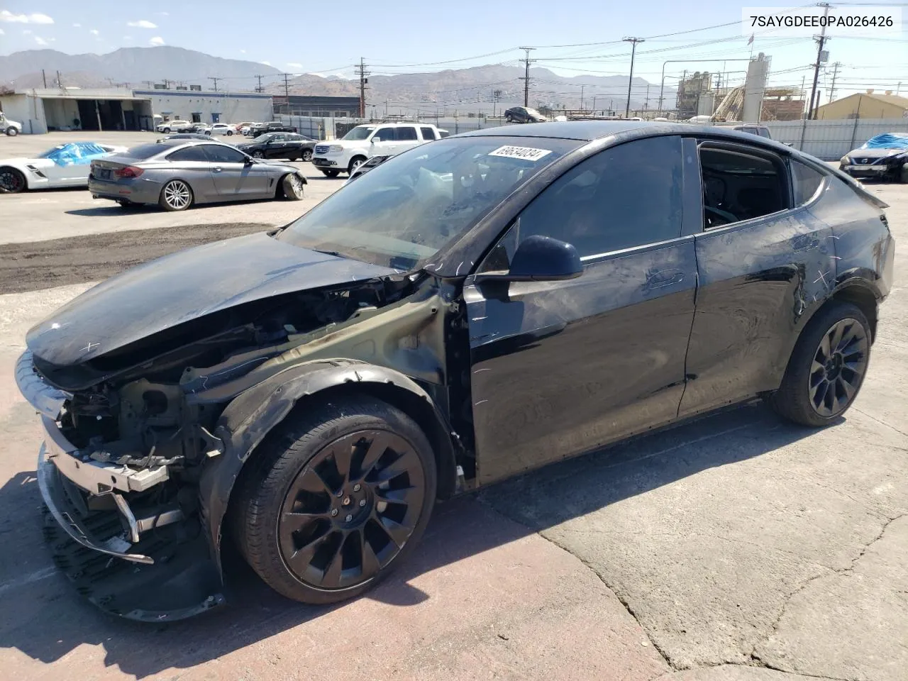 2023 Tesla Model Y VIN: 7SAYGDEE0PA026426 Lot: 69634034