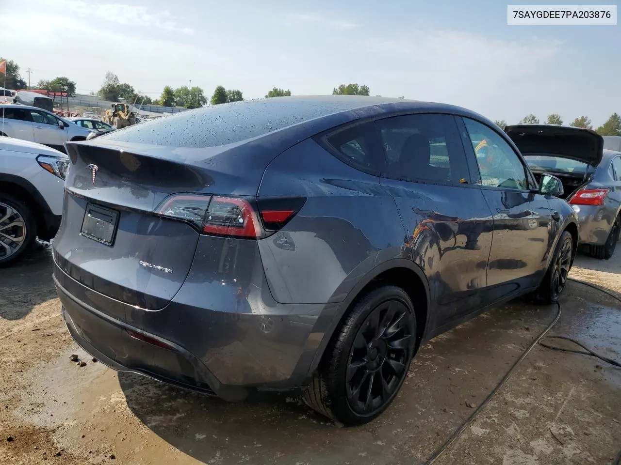 2023 Tesla Model Y VIN: 7SAYGDEE7PA203876 Lot: 69687264