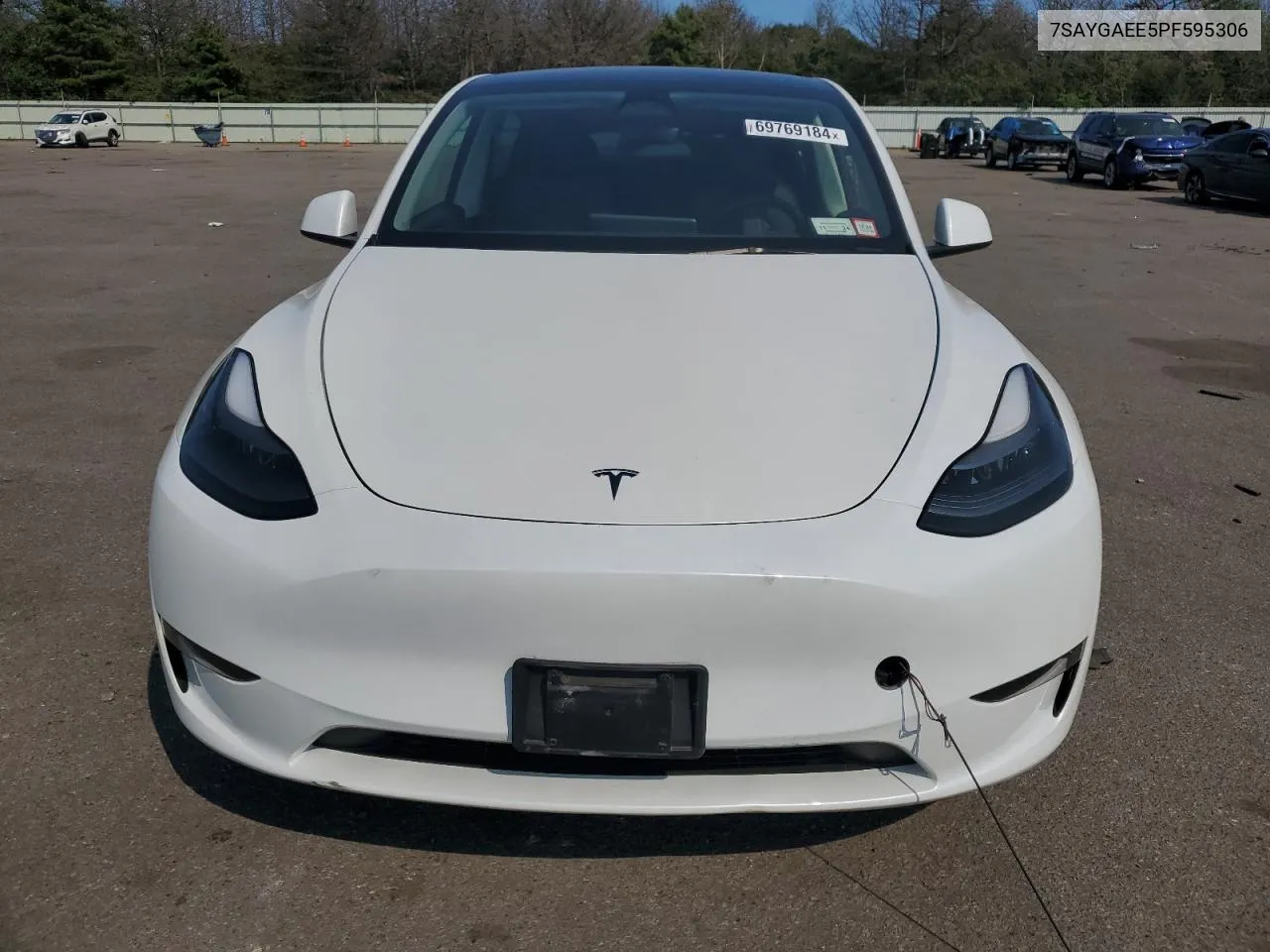 2023 Tesla Model Y VIN: 7SAYGAEE5PF595306 Lot: 69769184