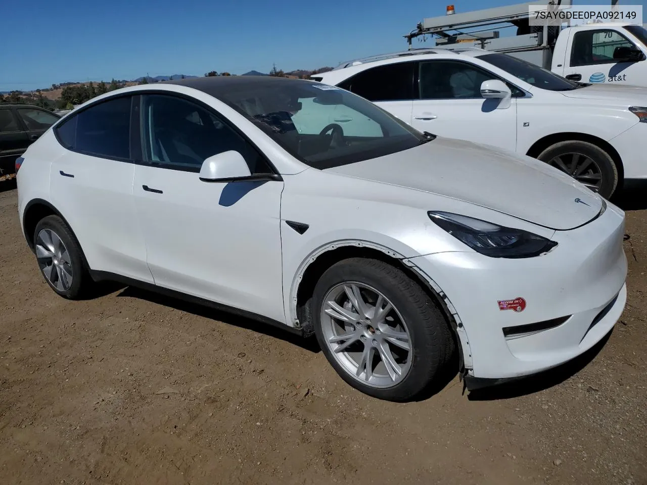 2023 Tesla Model Y VIN: 7SAYGDEE0PA092149 Lot: 69807214