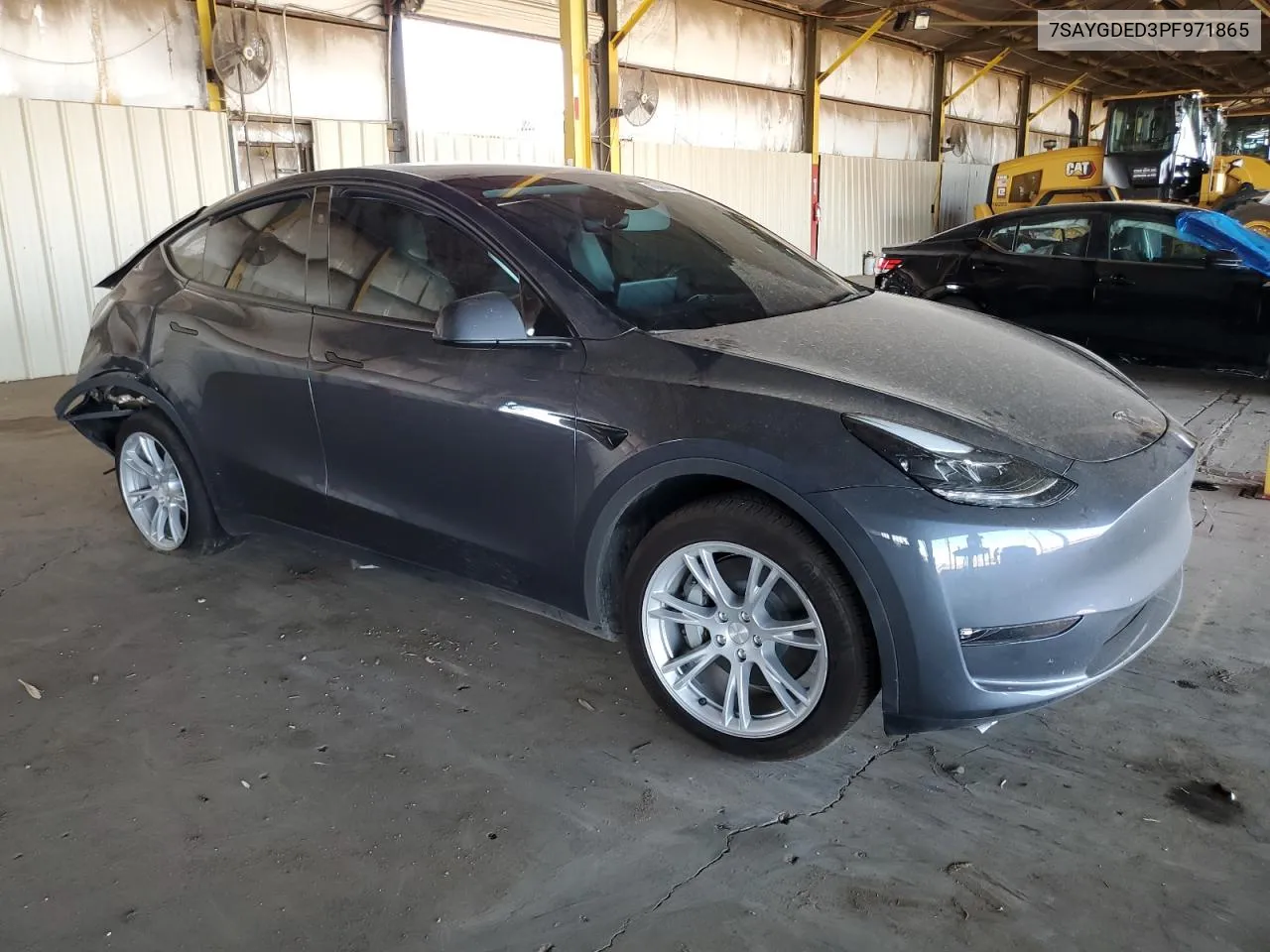 2023 Tesla Model Y VIN: 7SAYGDED3PF971865 Lot: 70480964