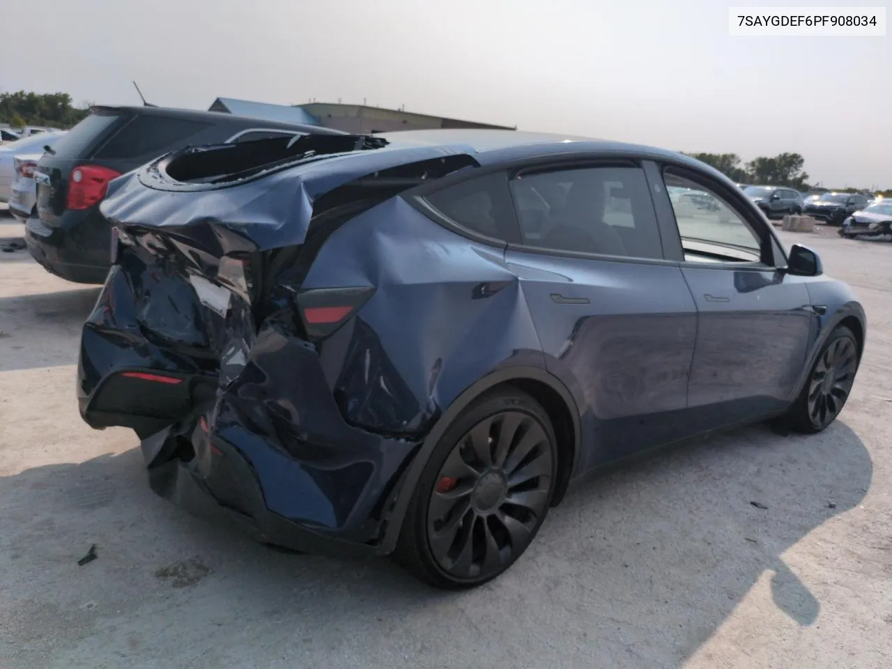 2023 Tesla Model Y VIN: 7SAYGDEF6PF908034 Lot: 70777894