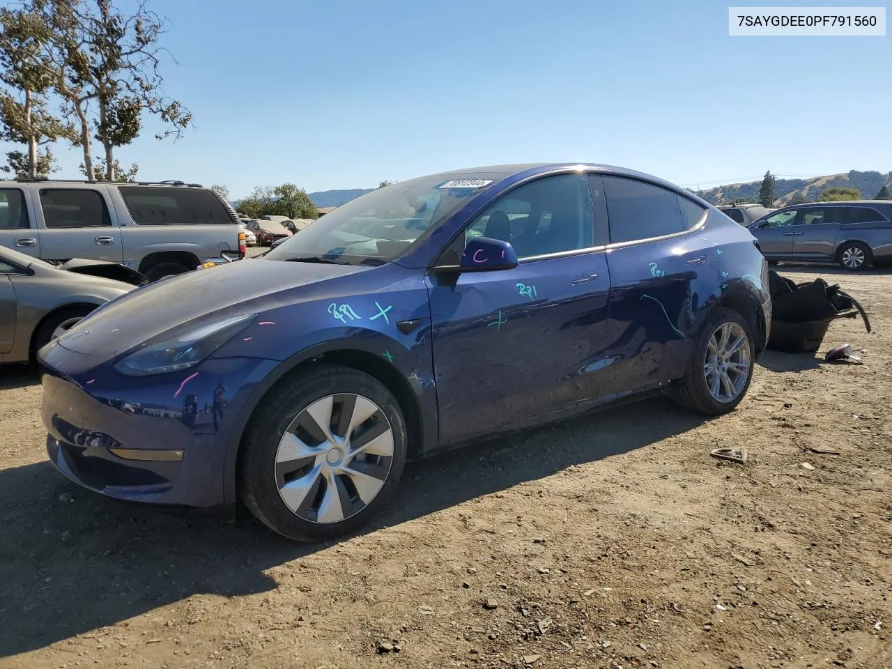 7SAYGDEE0PF791560 2023 Tesla Model Y