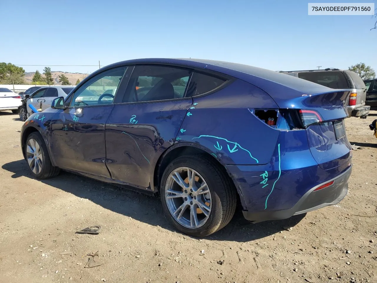 7SAYGDEE0PF791560 2023 Tesla Model Y