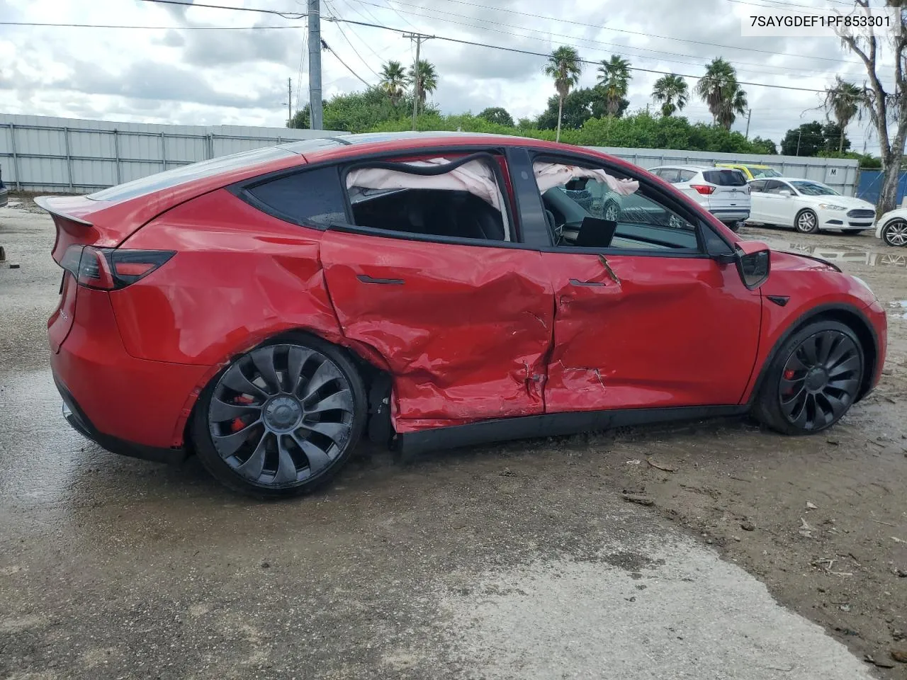 2023 Tesla Model Y VIN: 7SAYGDEF1PF853301 Lot: 70859564