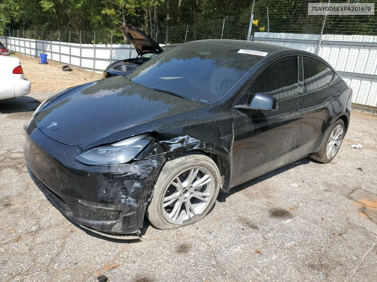 2023 Tesla Model Y VIN: 7SAYGDEEXPA201670 Lot: 70961834