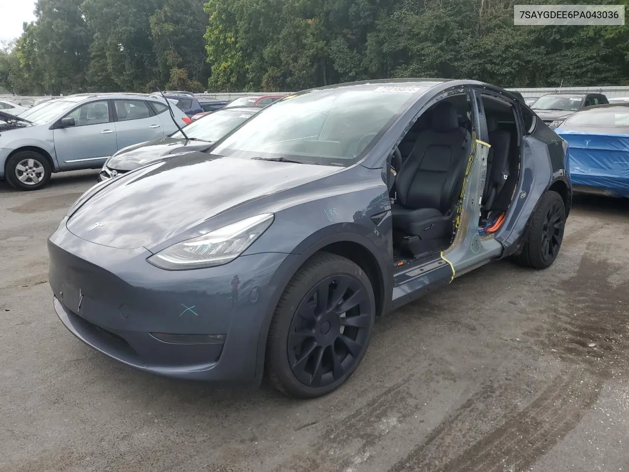 2023 Tesla Model Y VIN: 7SAYGDEE6PA043036 Lot: 71215024