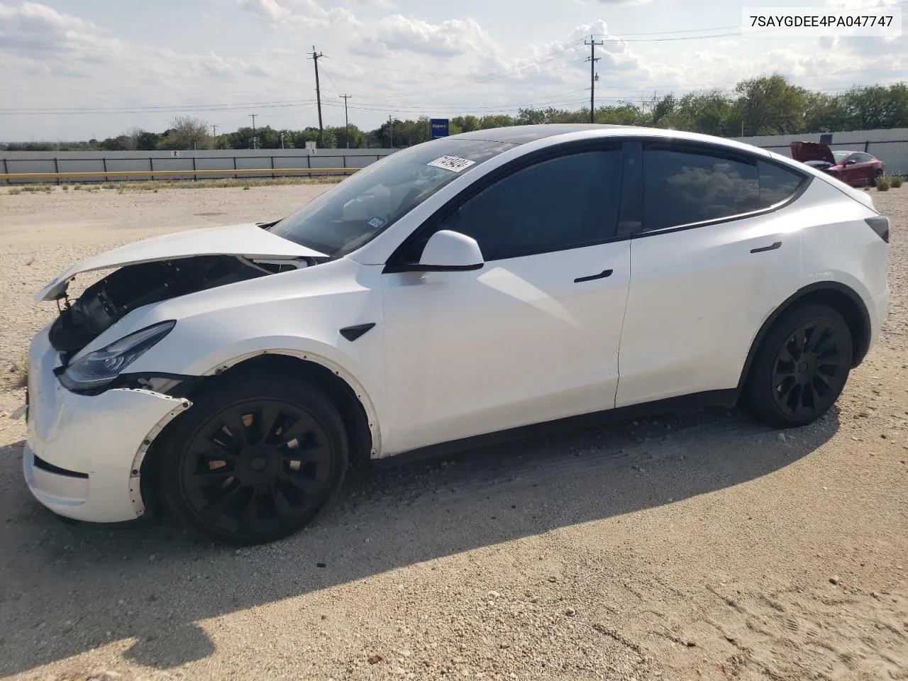 2023 Tesla Model Y VIN: 7SAYGDEE4PA047747 Lot: 71419424