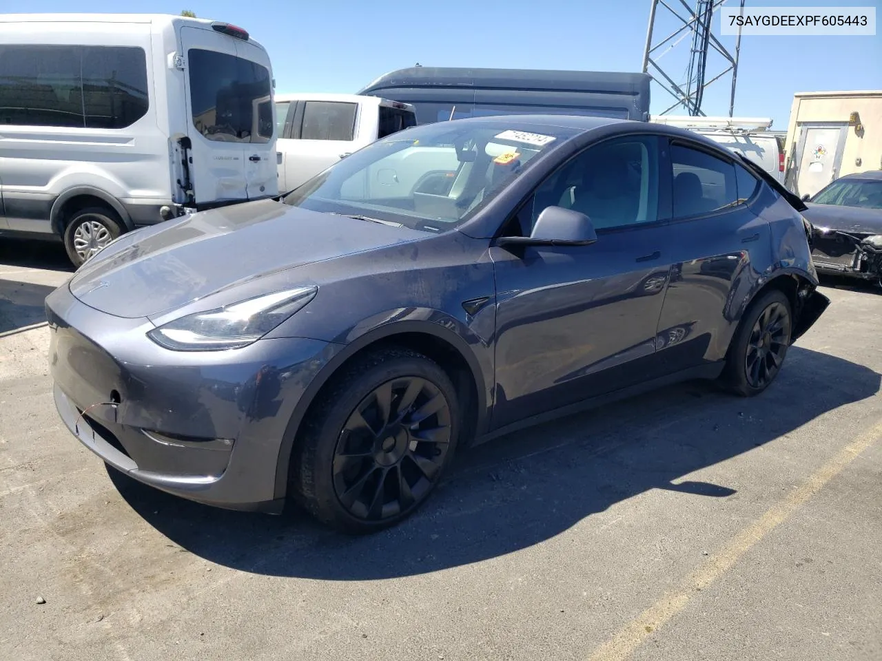 2023 Tesla Model Y VIN: 7SAYGDEEXPF605443 Lot: 71452214