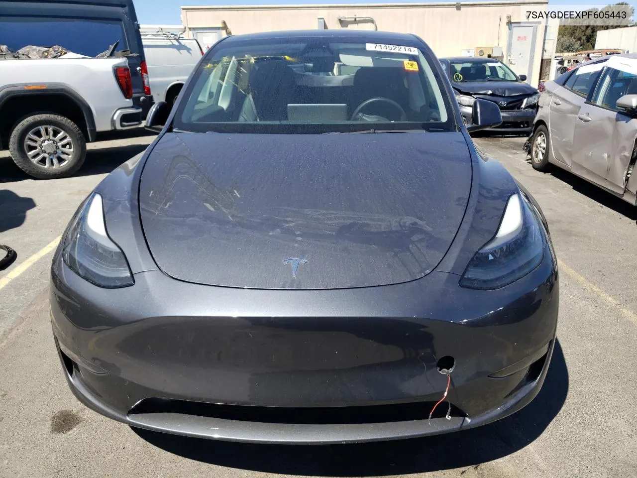 2023 Tesla Model Y VIN: 7SAYGDEEXPF605443 Lot: 71452214