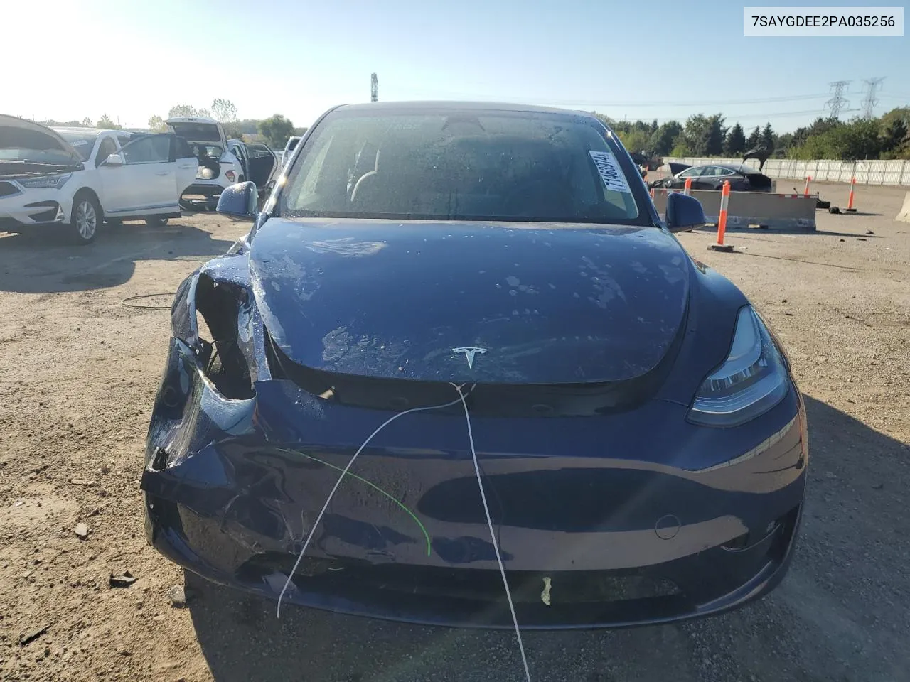 2023 Tesla Model Y VIN: 7SAYGDEE2PA035256 Lot: 71463974