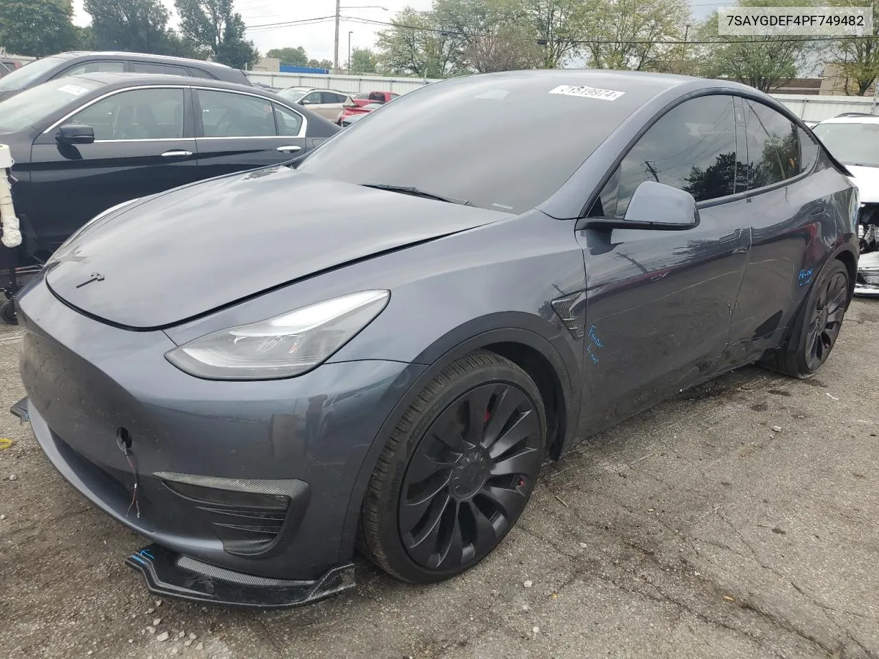 7SAYGDEF4PF749482 2023 Tesla Model Y