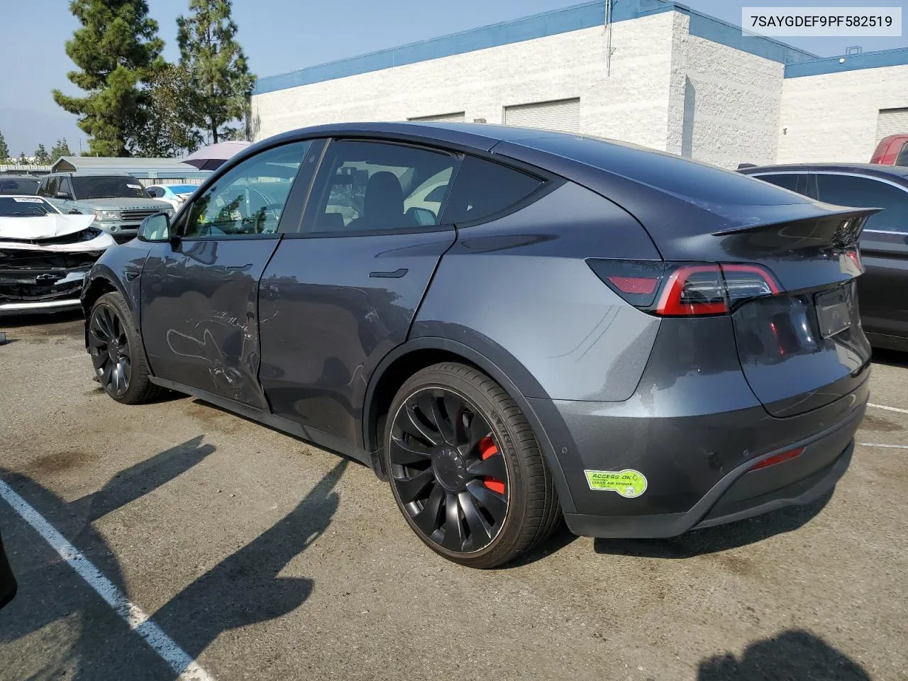 2023 Tesla Model Y VIN: 7SAYGDEF9PF582519 Lot: 71618654