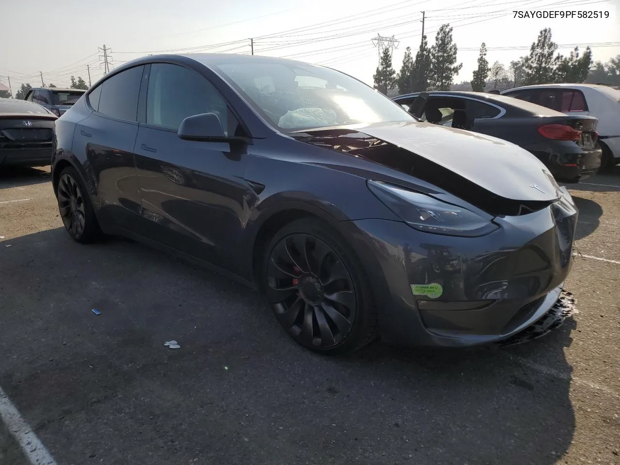 2023 Tesla Model Y VIN: 7SAYGDEF9PF582519 Lot: 71618654